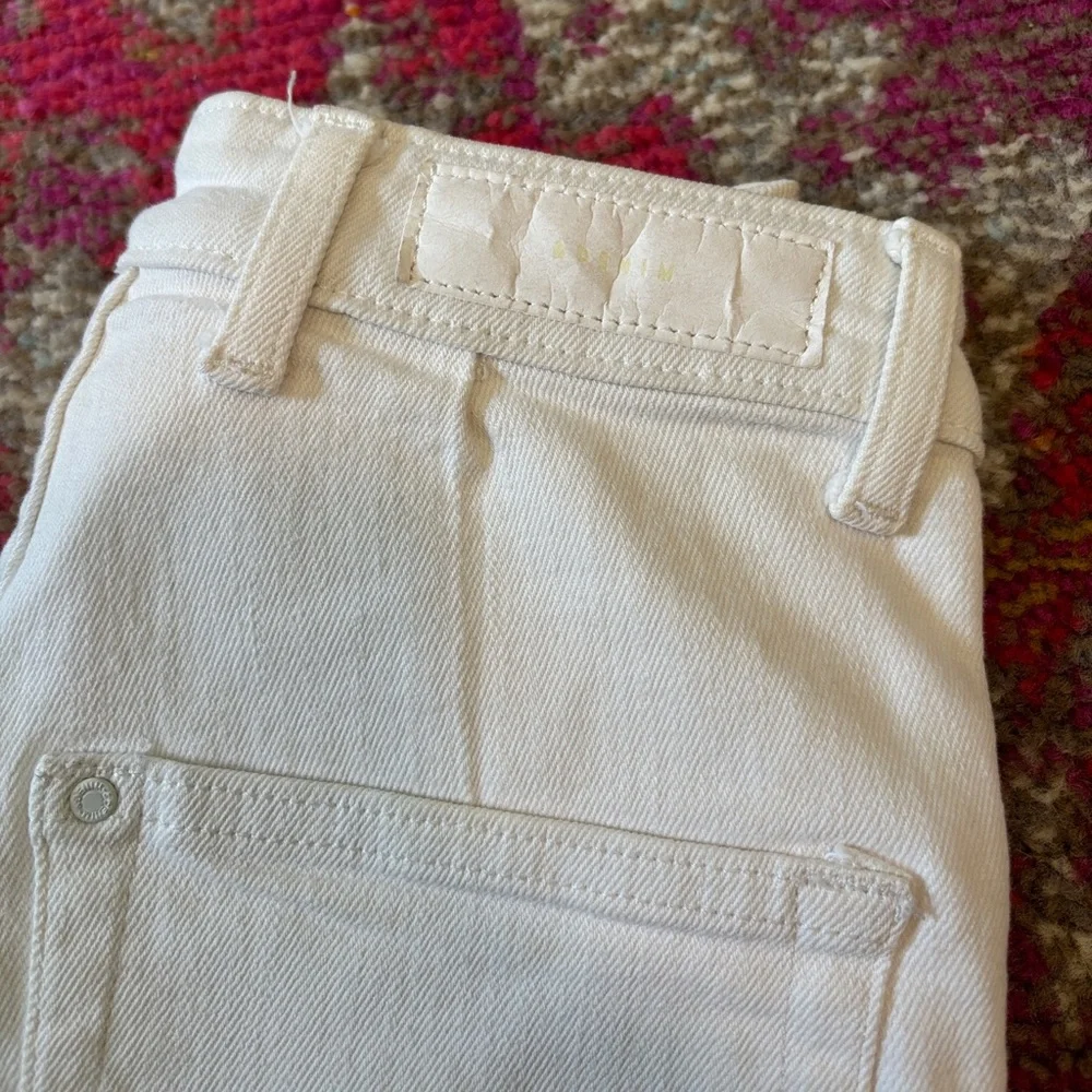 H&M • White wide-leg cropped culotte jeans - Picture 13 of 15